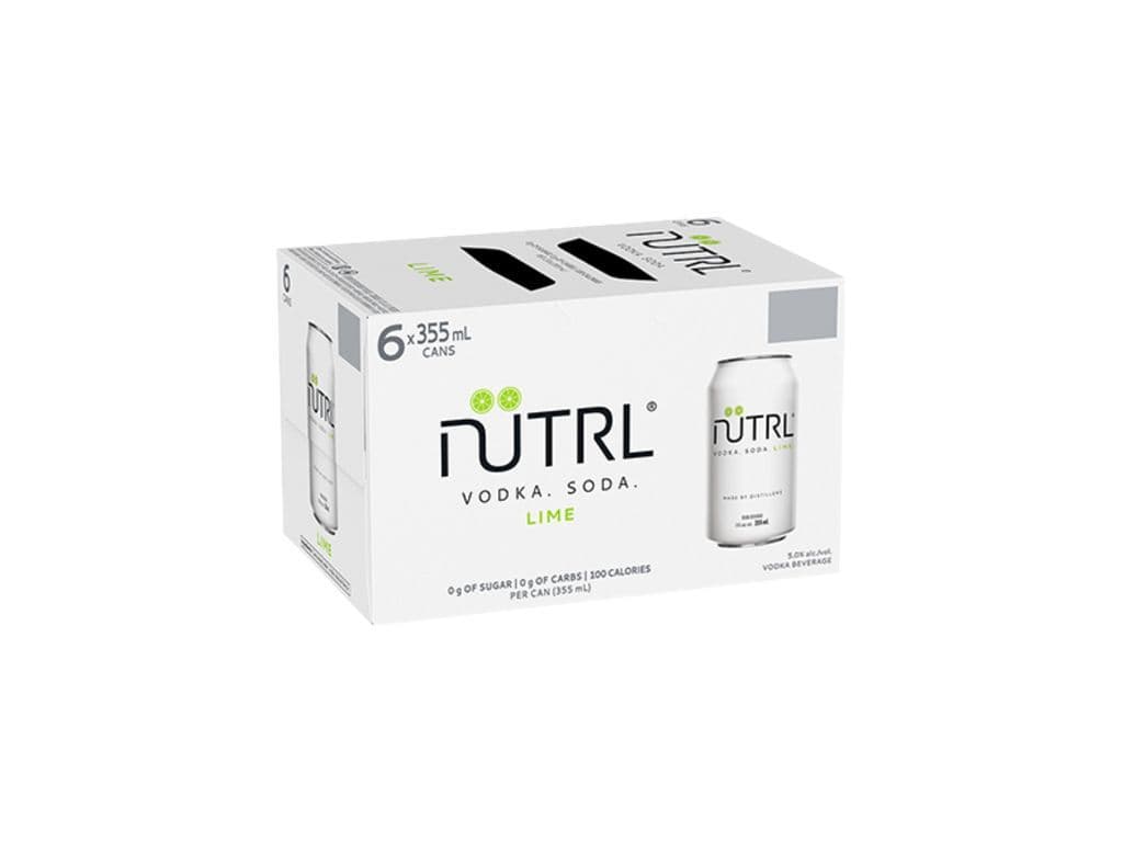 Nutrl Vodka Soda - Lime (6x355ml)
