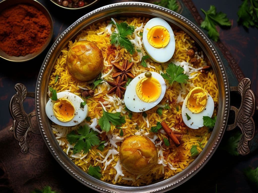 Ulavacharu Egg Biryani / Biryani Aux œufs d'Ulavacharu