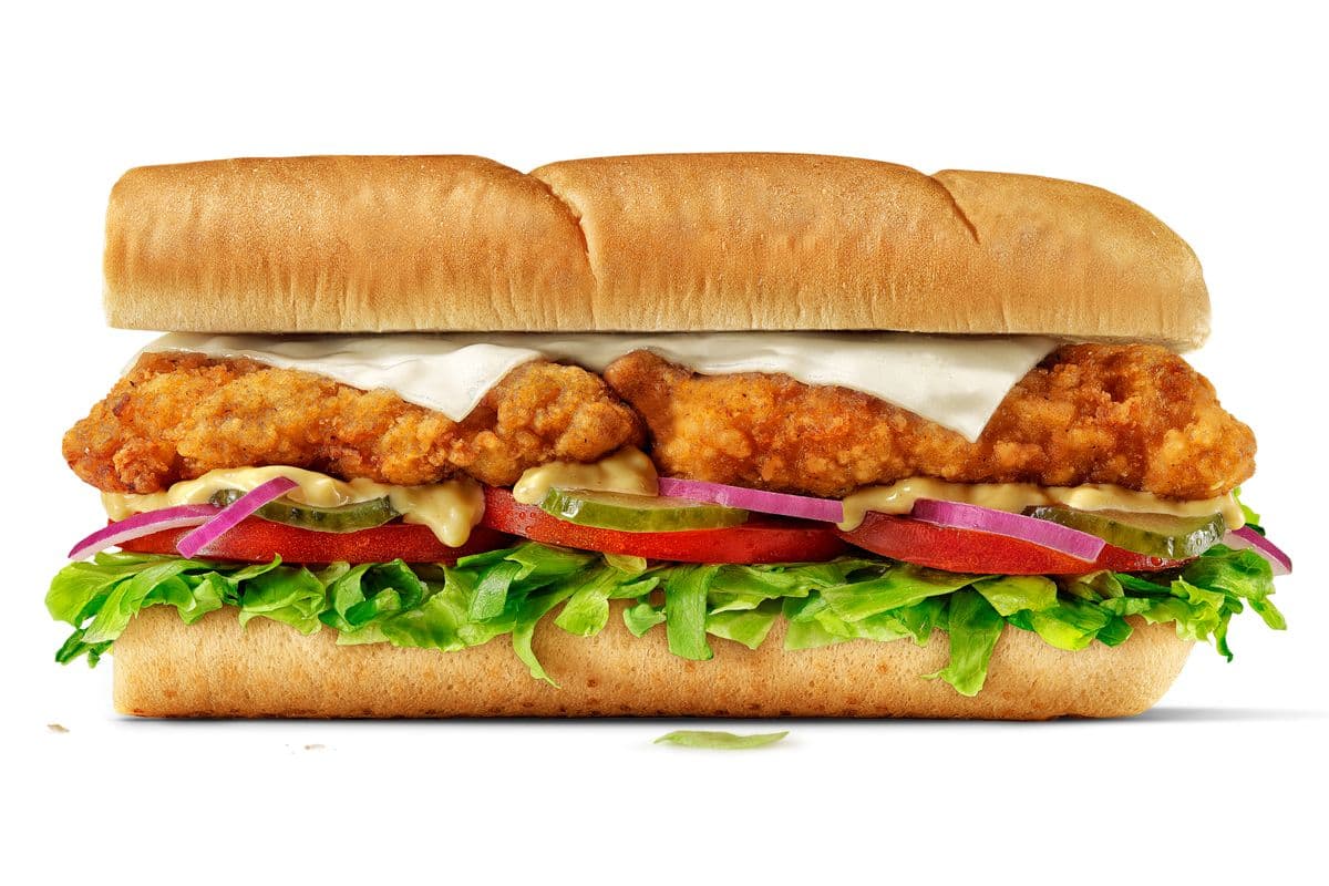 Poulet croustillant 6" / 6" Crispy Chicken Sub (510 Cals)