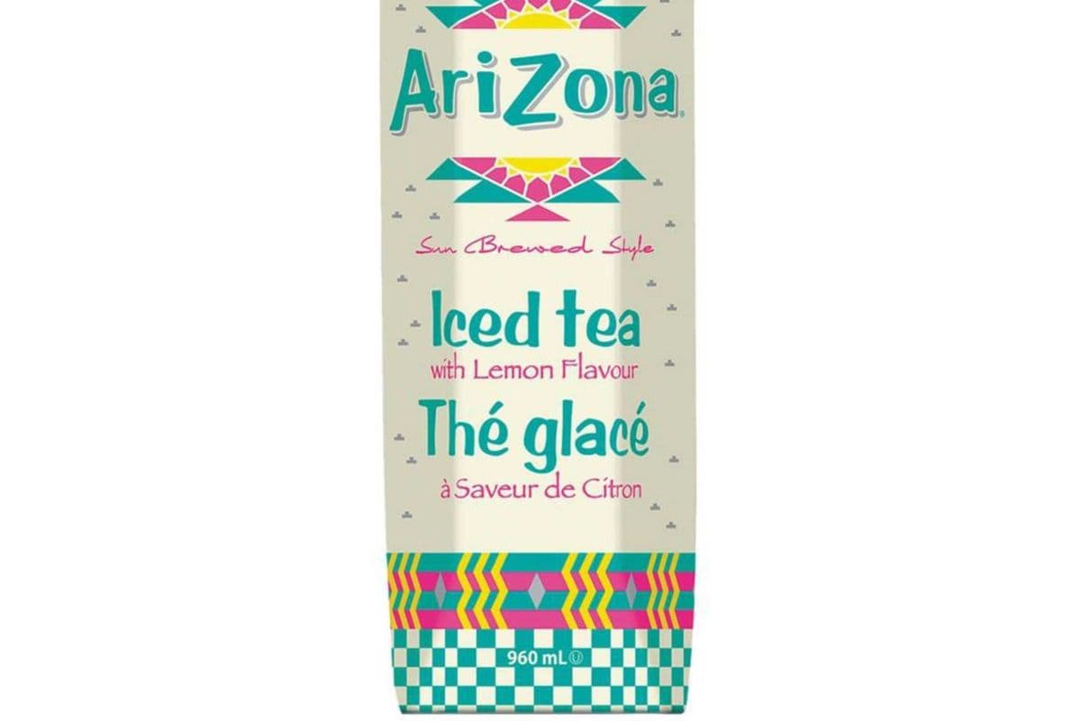 Arizona Thé Glacé a Saveur de Citron/Iced Tea Lemon Flavour (960ml)