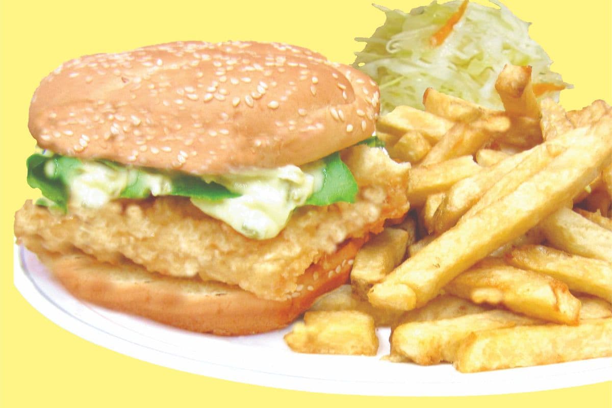 Halibut Fish Sandwich Deluxe