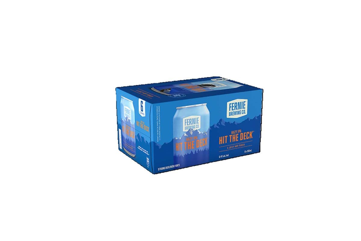 800133. FERNIE BREWING HIT THE DECK HAZY IPA (6 x 355ML (CANS))