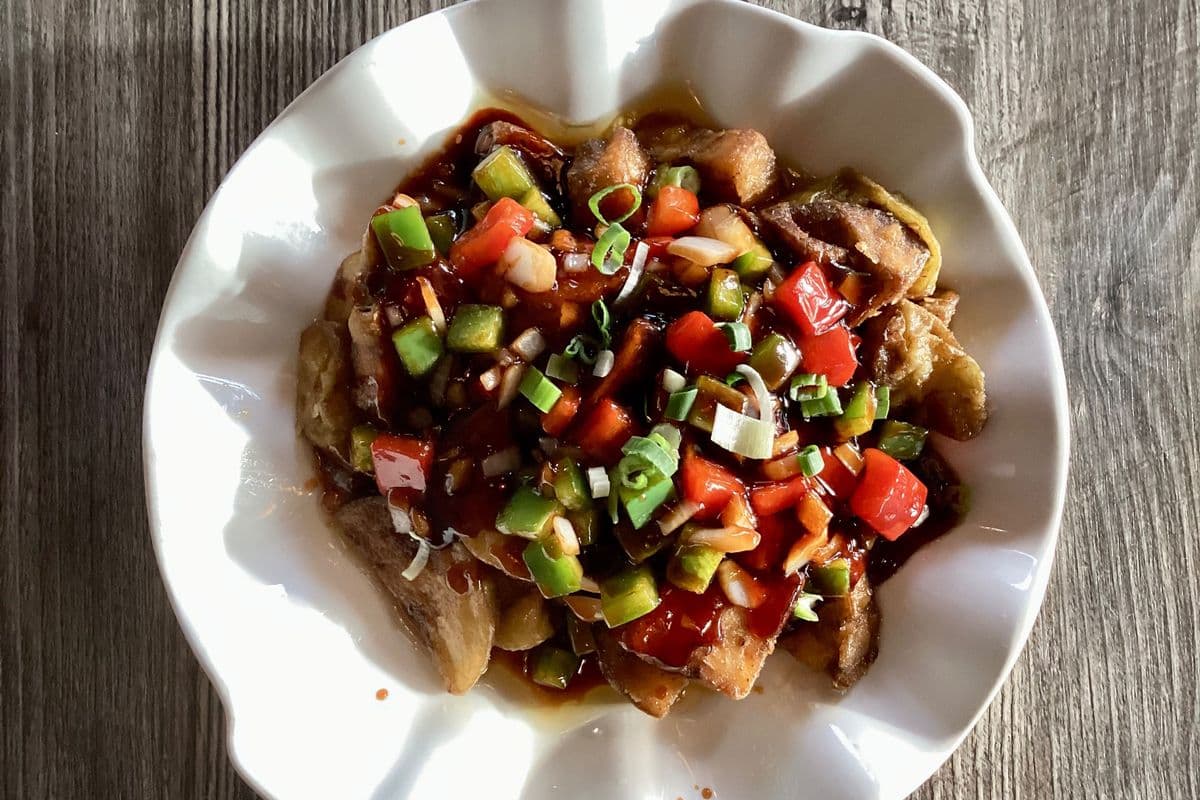 Spicy Vegetarian Eggplant