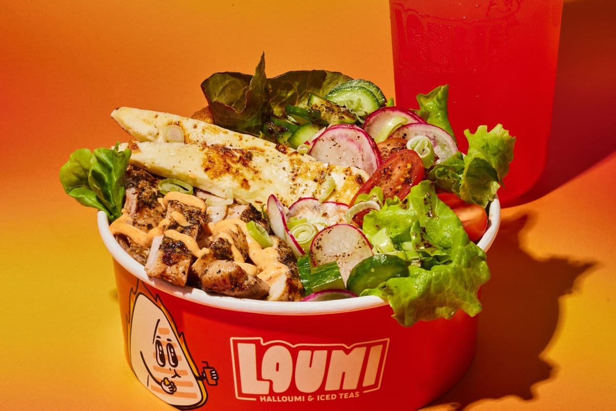 Thé Glacé/Limonade et Bol de Poulet
