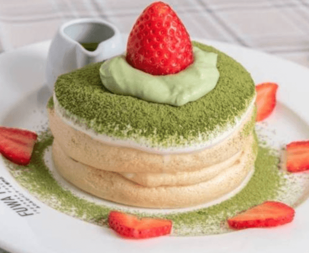 8. Matcha Tiramisu Pancake