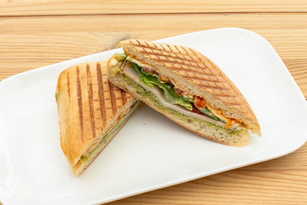 Basil Pesto Turkey Breast Sandwich