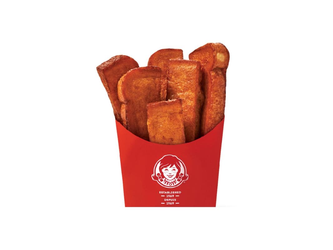 6 bâtonnets de pain doré style maison / Homestyle French Toast Sticks, 6 PC (Cals: 490)