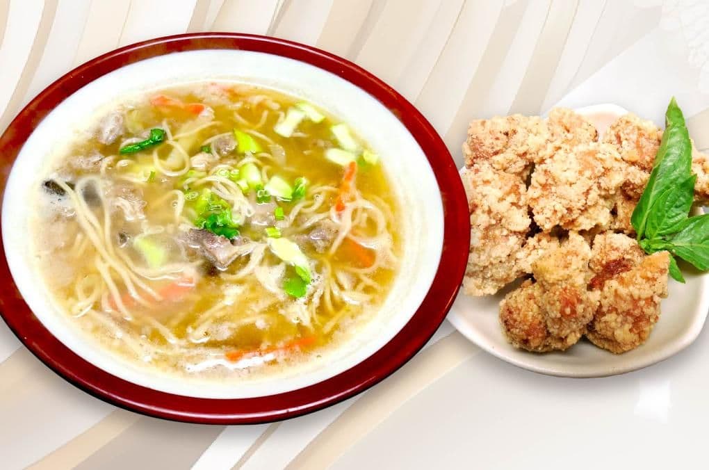 Crispy Diced Chicken & Noodle Soup / 鹽酥雞麵