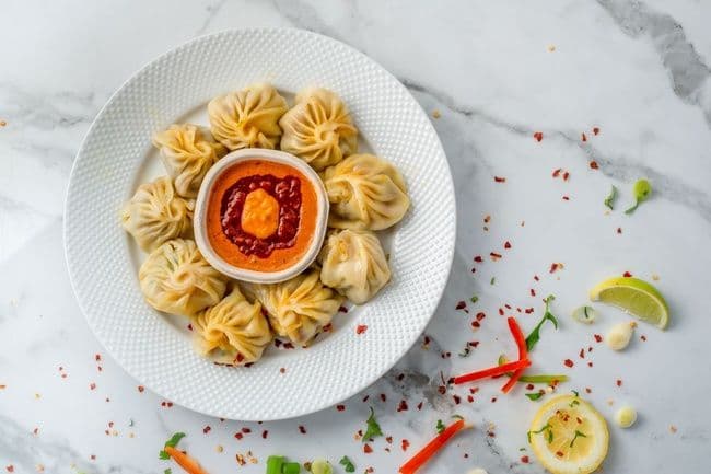 MOMOS STEAMED VEG