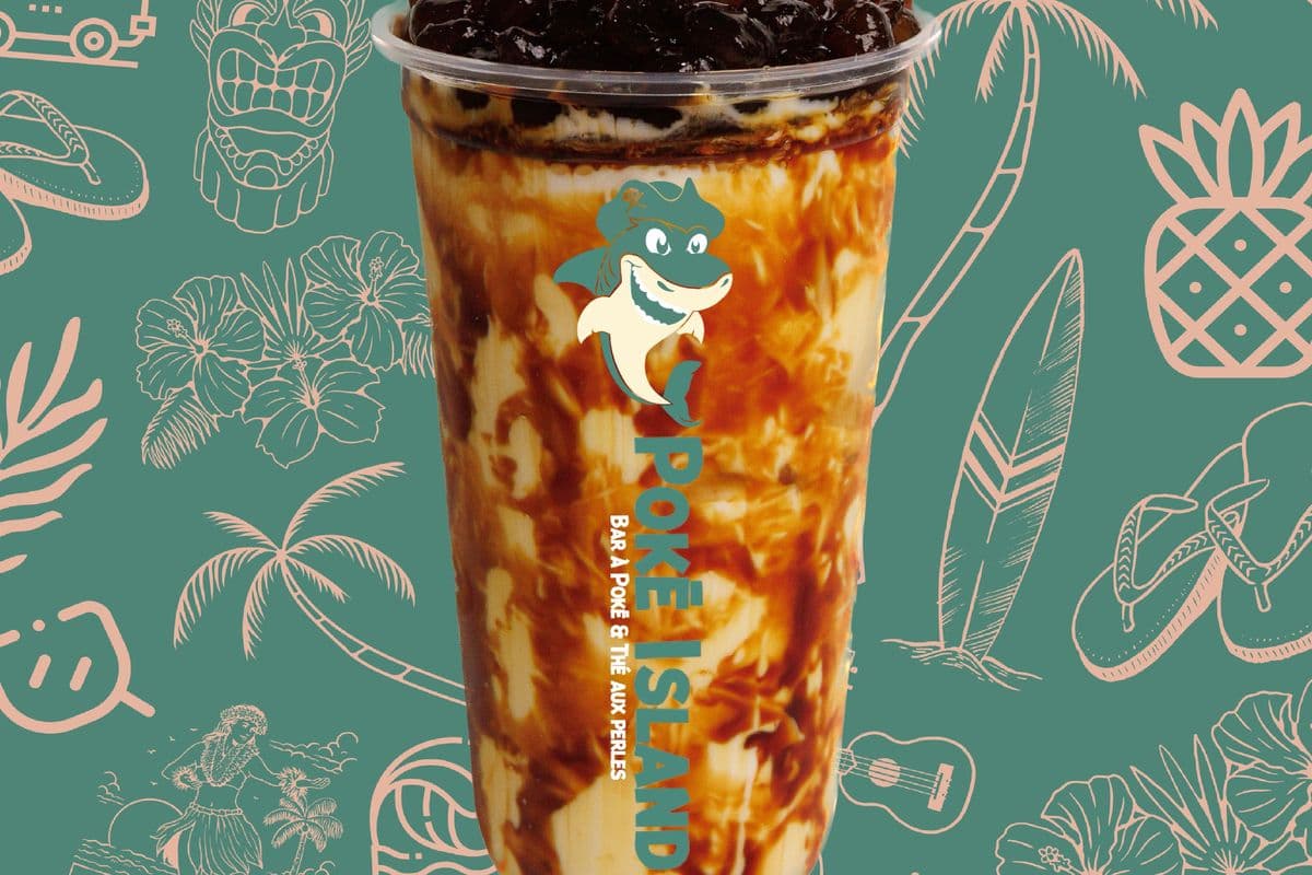 Latté au sucre brun / Brown sugar boba