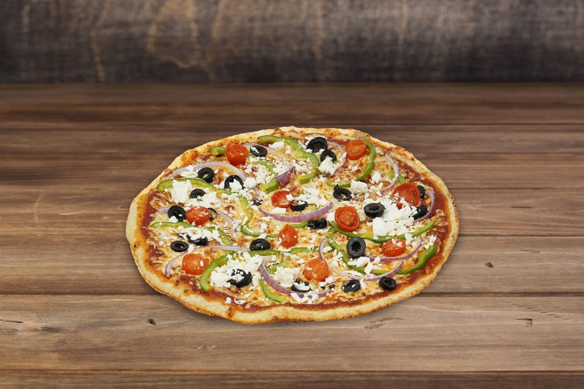 12" Unlimited Toppings, Gourmet Thin Crust Pizza