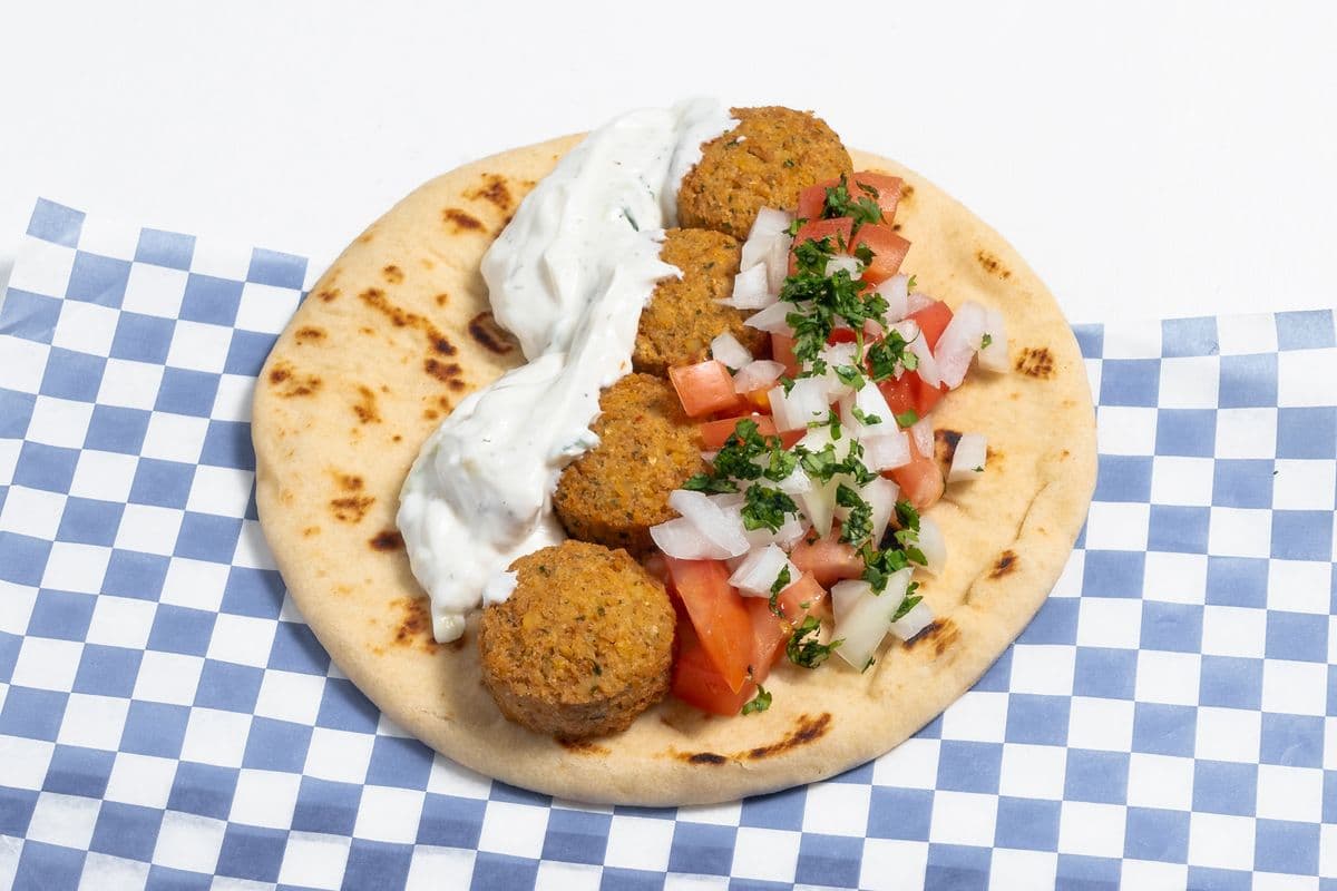 Homemade Falafel Wrap