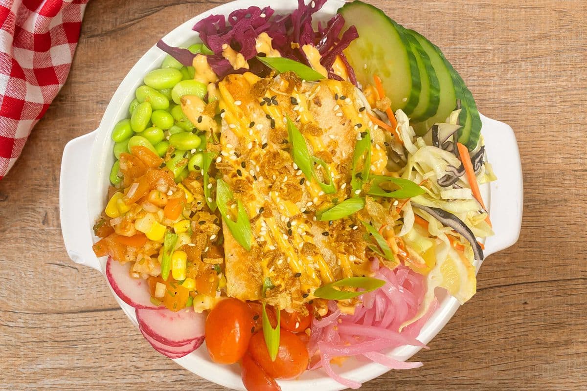 Seared Salmon Bowl
