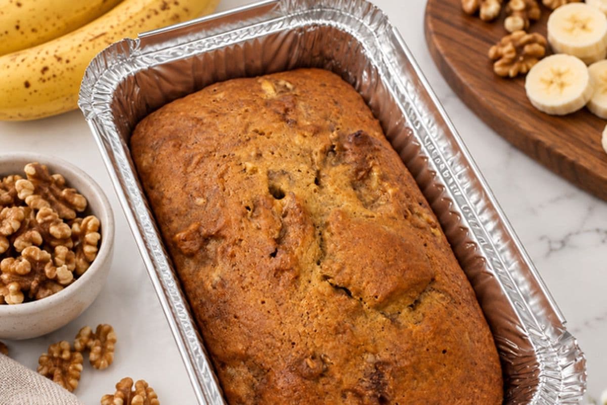 Rustic Banana Walnut Tea Cake – 250 g