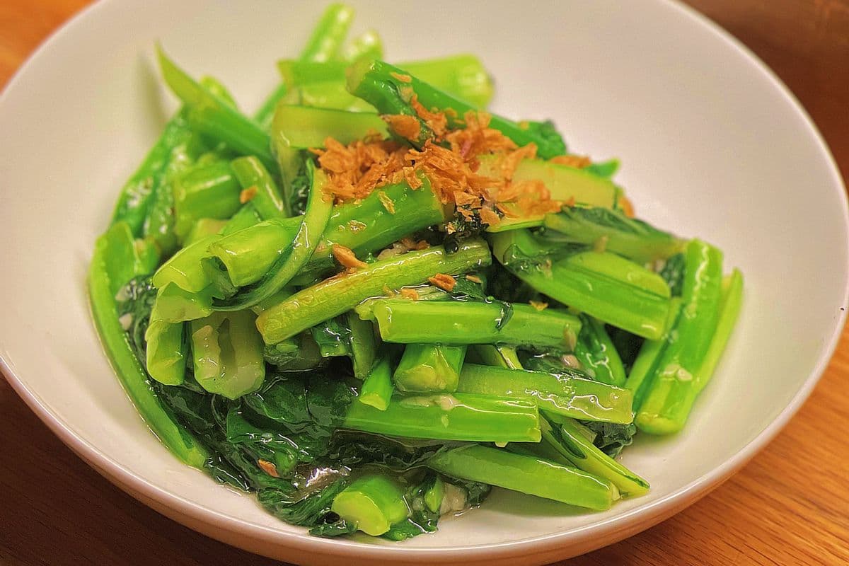 Seasonal Vegetable in Garlic Sauce 蒜米时菜