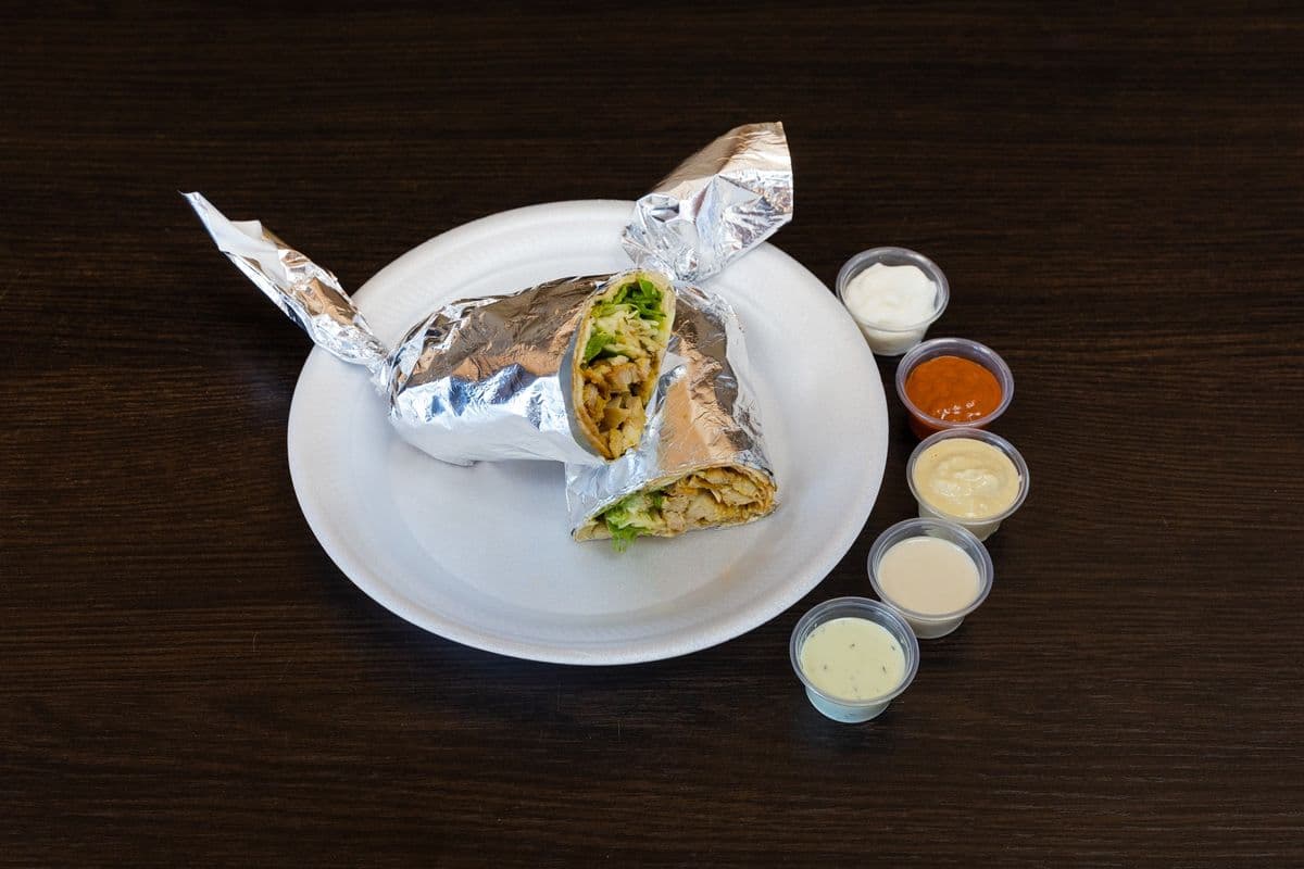 Chicken Breast Kebob Wrap