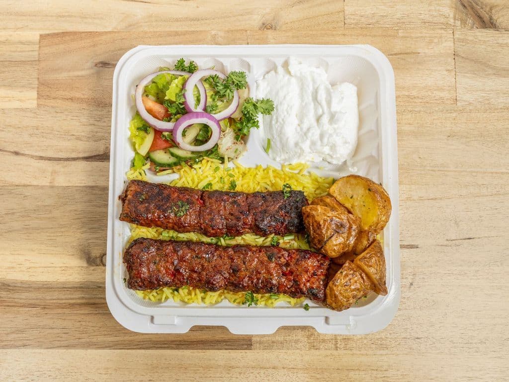 Adana Spicy Kebab Plate