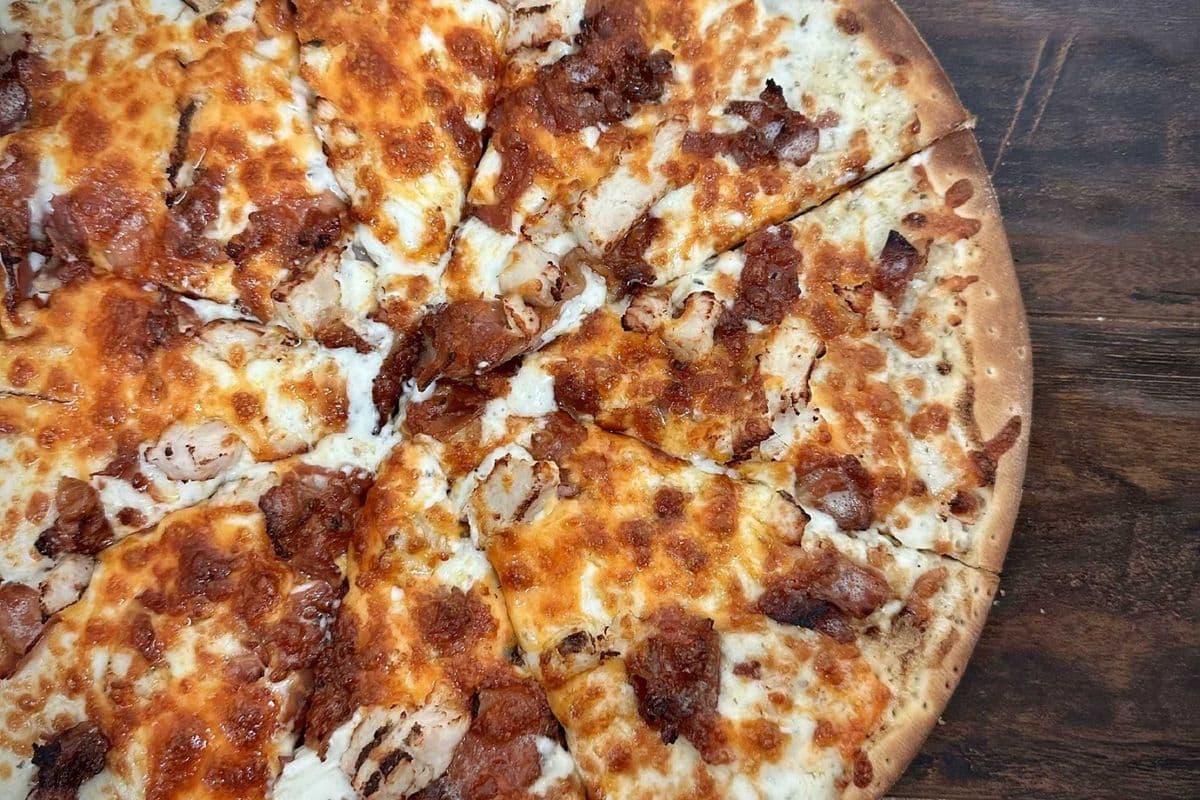 Two 13" Medium Chicken Bacon Ranch Pizzas