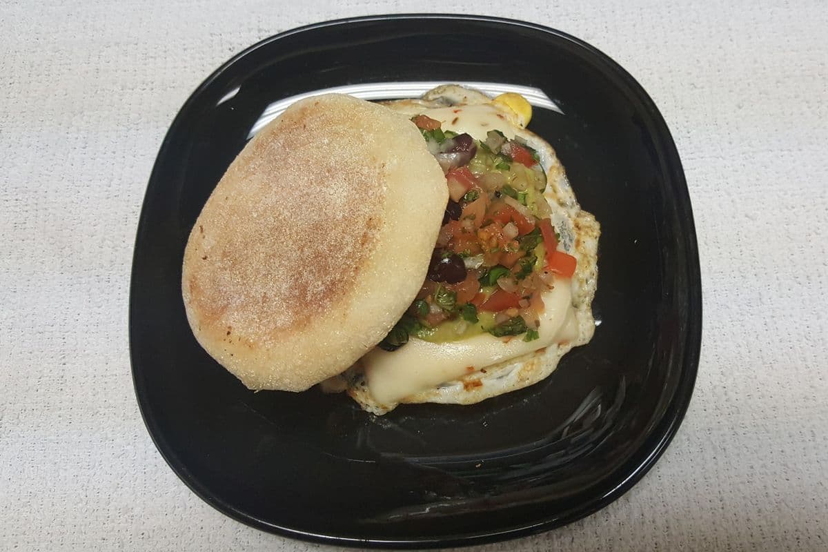 Huevos Ranchero Egg Muffin
