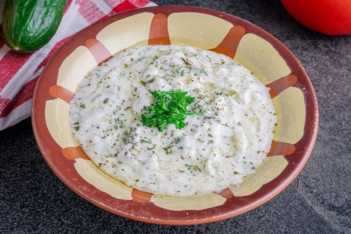 Yogurt Cucumber Salad