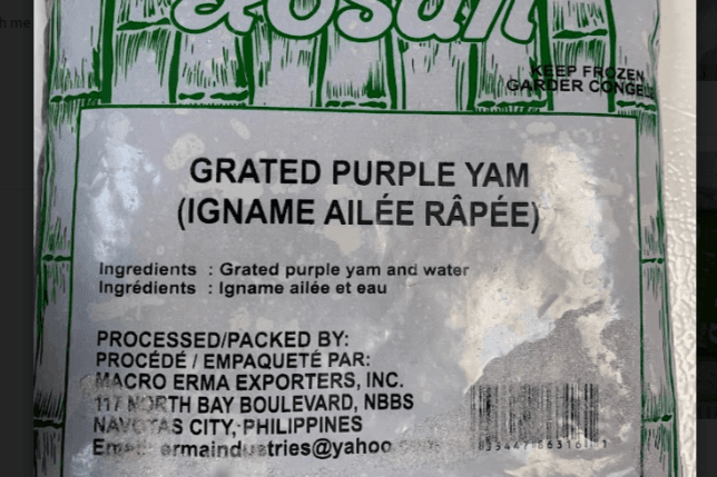 Frozen-Rosan Grated Purple Yam (454 g)