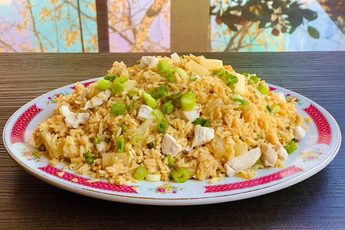 Pineapple Chicken Fried Rice