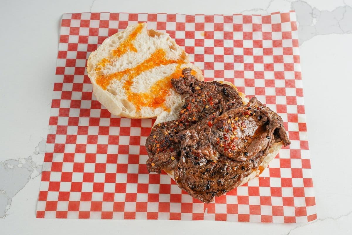 Sandwich steak