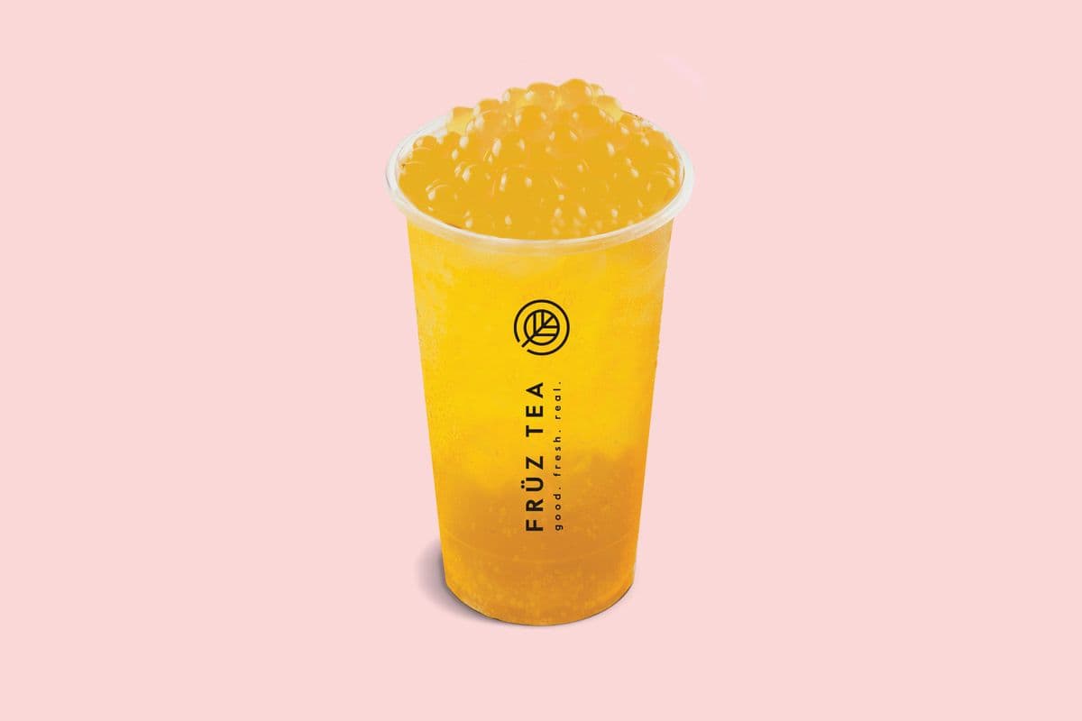 Mango Soda With Mango Popping Boba (370 Cals)