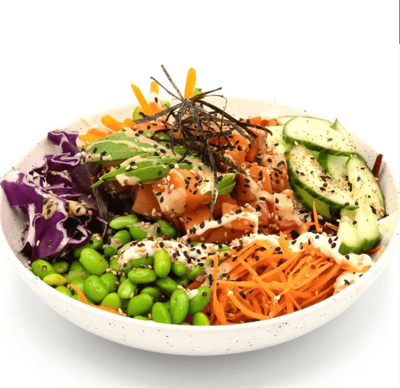 Quinoa Poke au Saumon / Quinoa Poke with Salmon