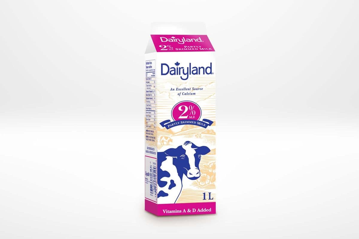 Dairyland 2% Milk (1 L Carton)