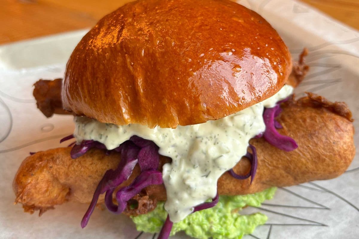 Haddock PO' Boy Sandwich