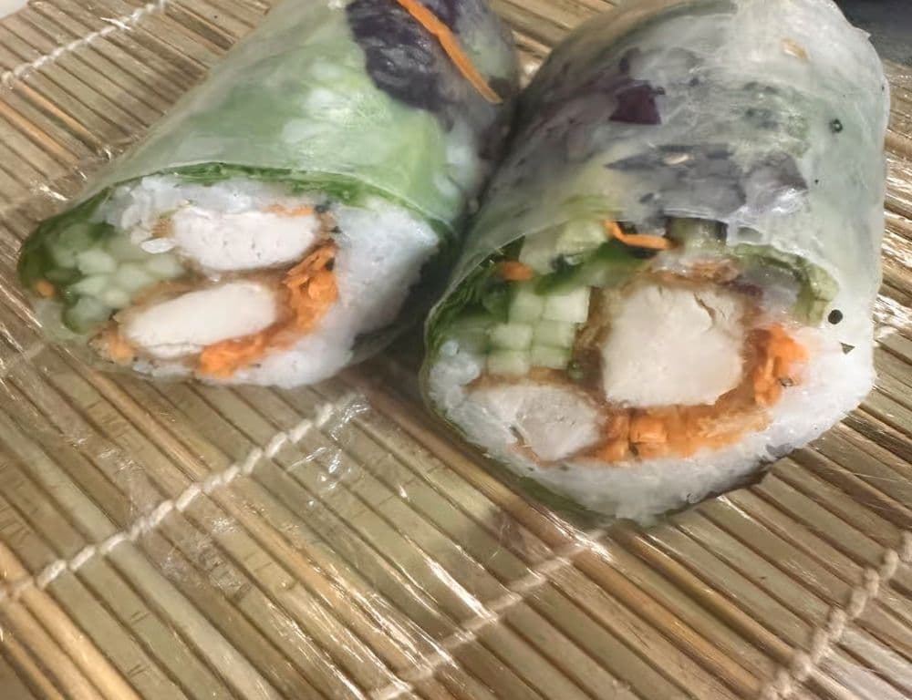 115. Maki Printemps de poulet / 115. Chicken Spring Maki