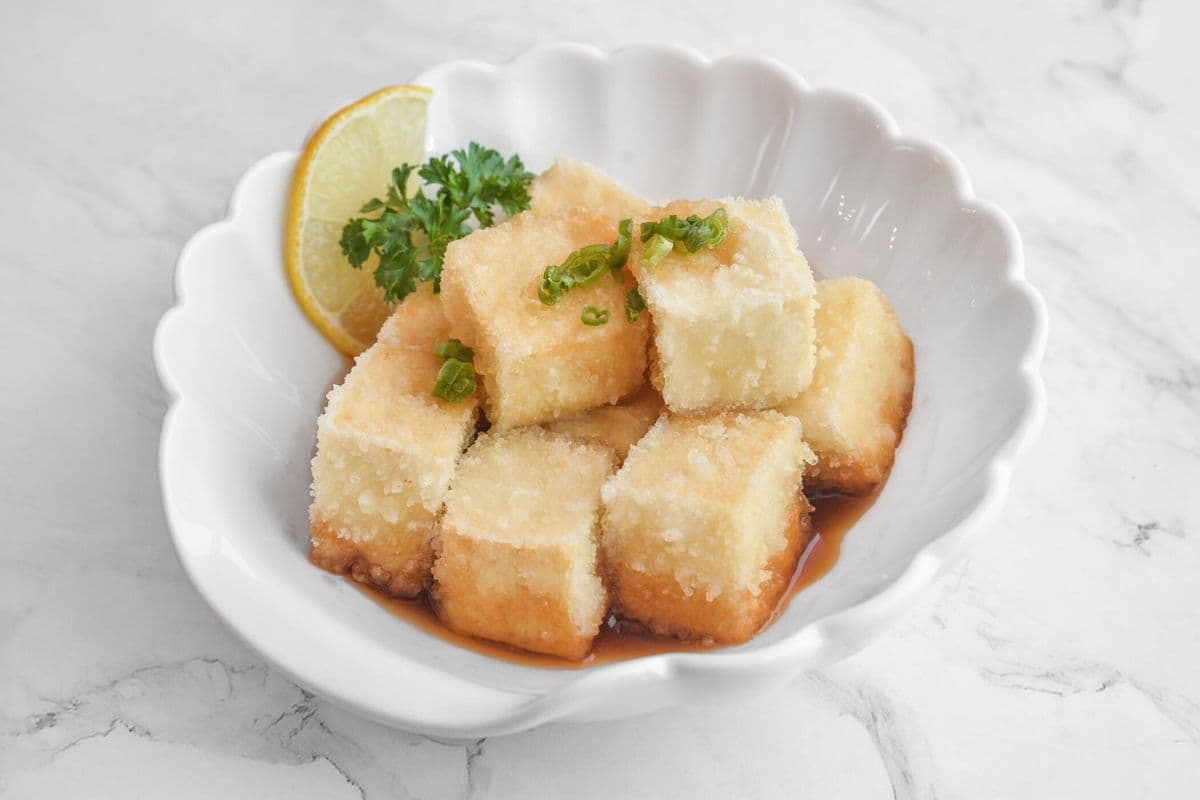 6. Agedashi Tofu (10 pcs)