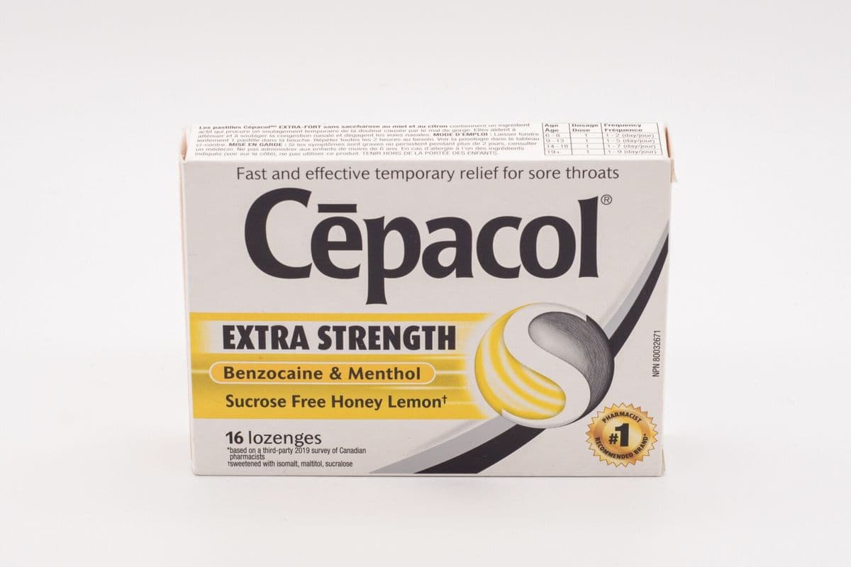 Cepacol Honey and Lemon Extra Strength Sugar Free (16 Lozenges)