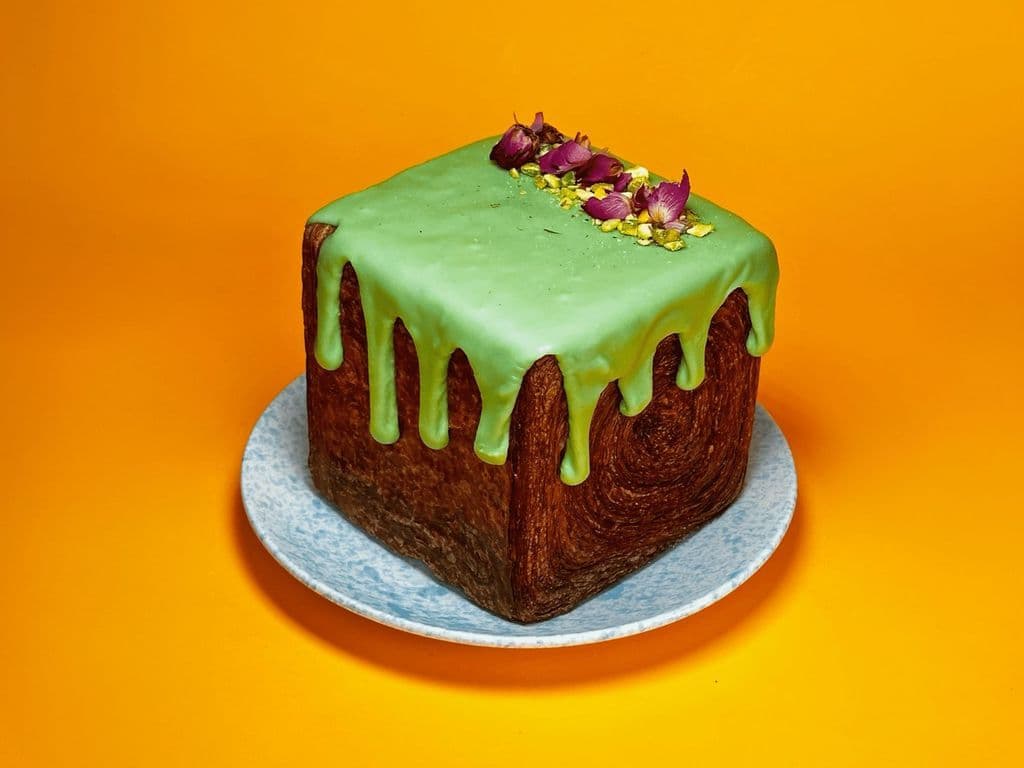 Pistachio Cube Croissant