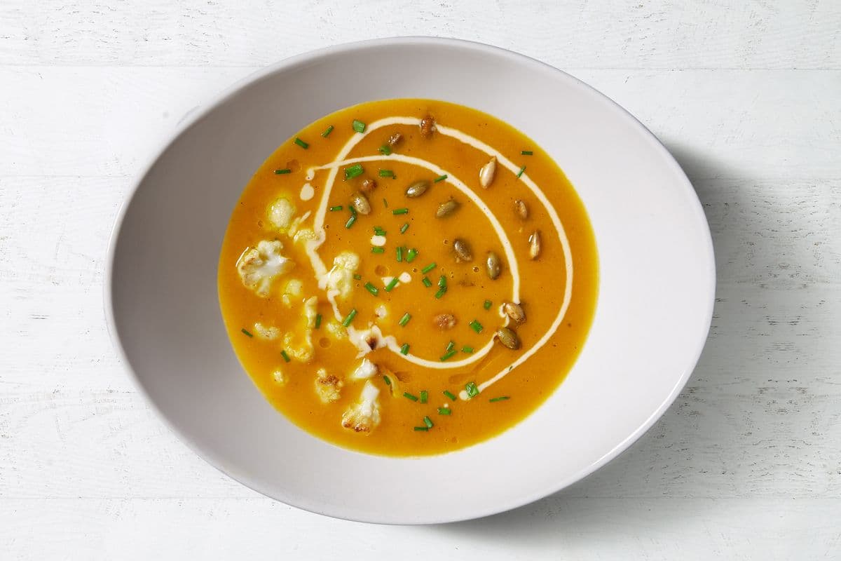 Pumpkin Cauliflower Soup