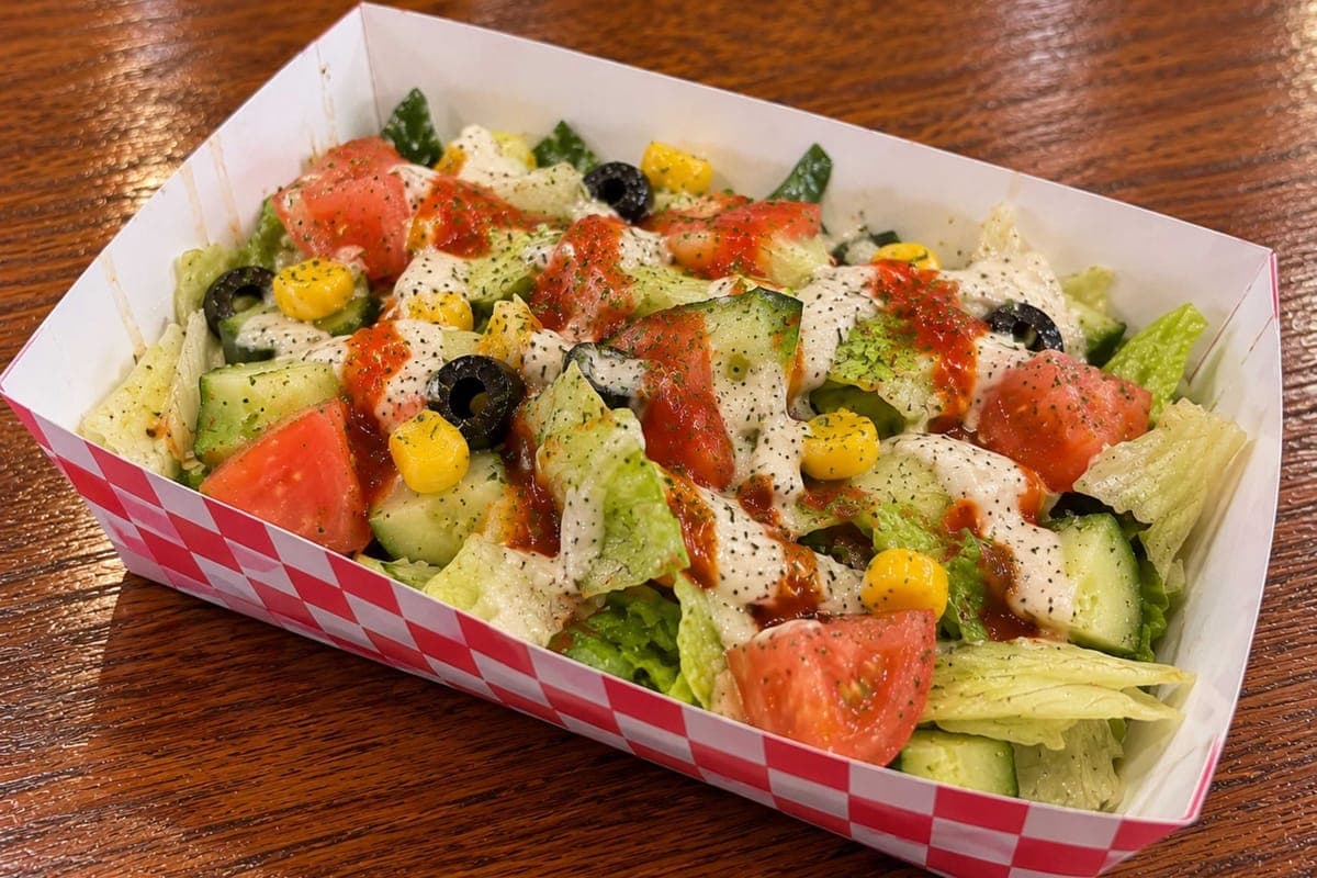 Vegetable Salad with Your Choice of Sauces