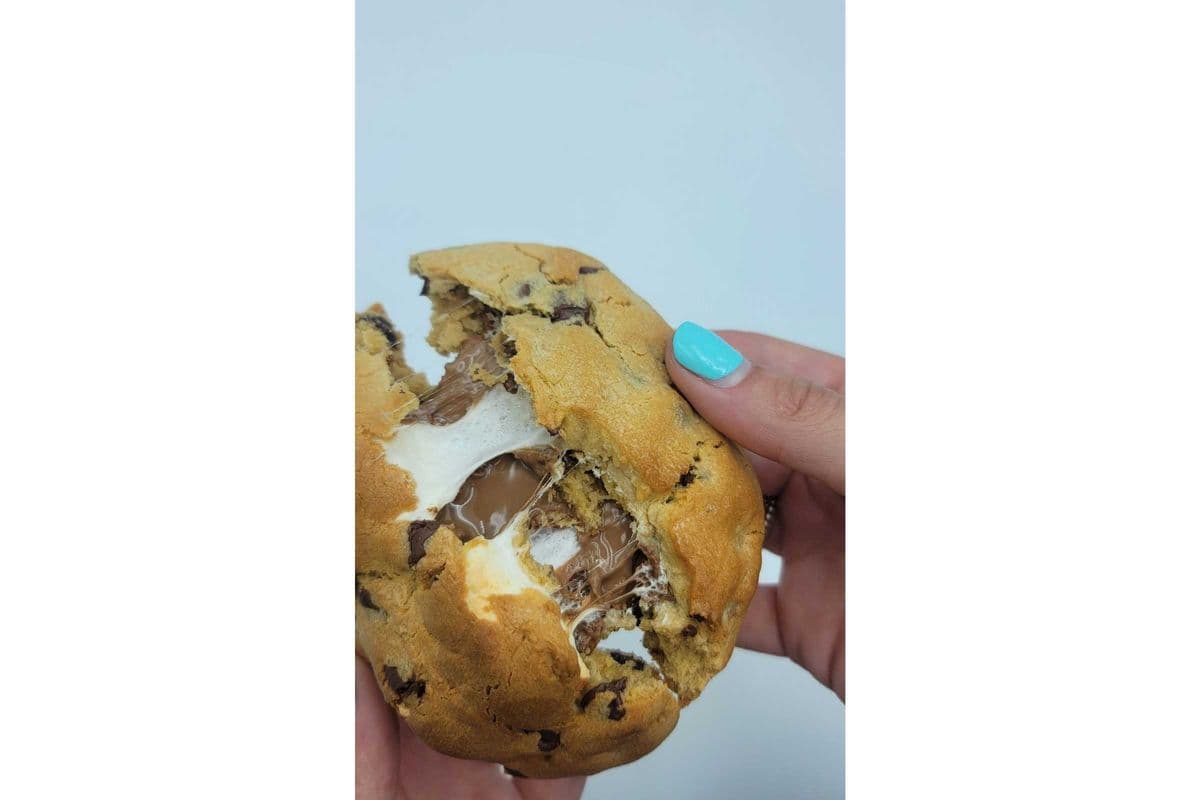 Smores Stuffed Cookie