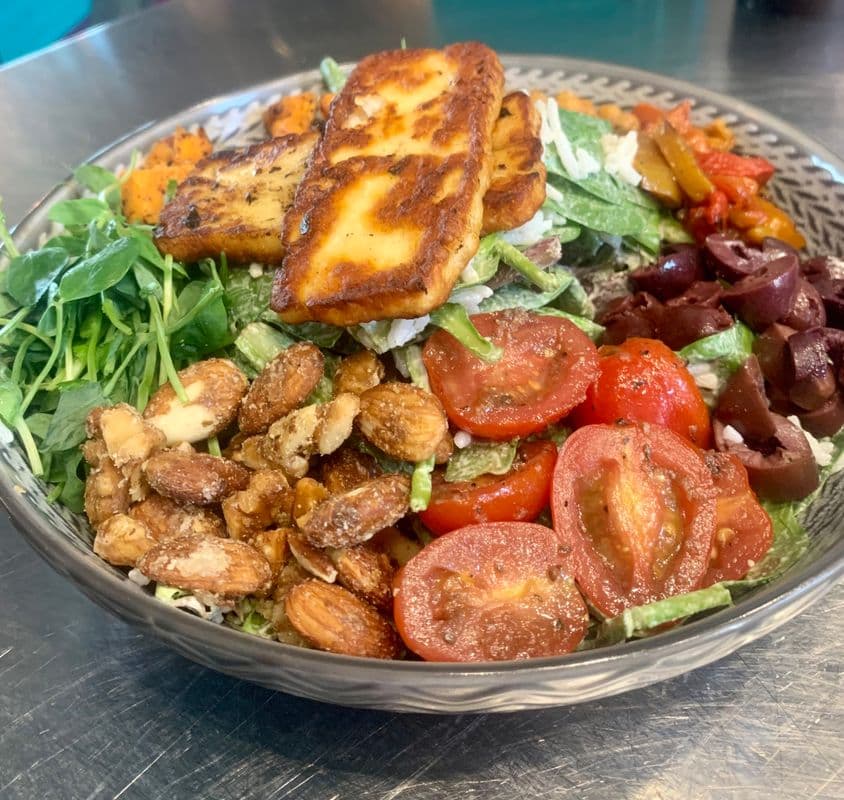 Seared Halloumi Bowl