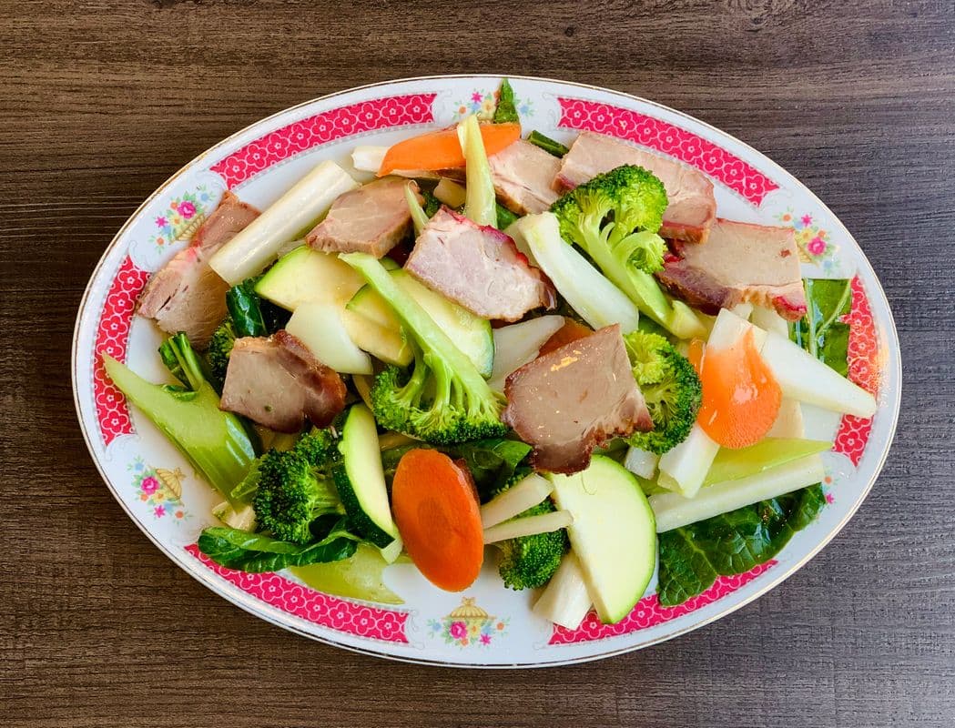BBQ Pork Chop Suey
