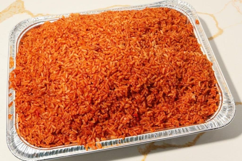 Small Tray Jollof Rice