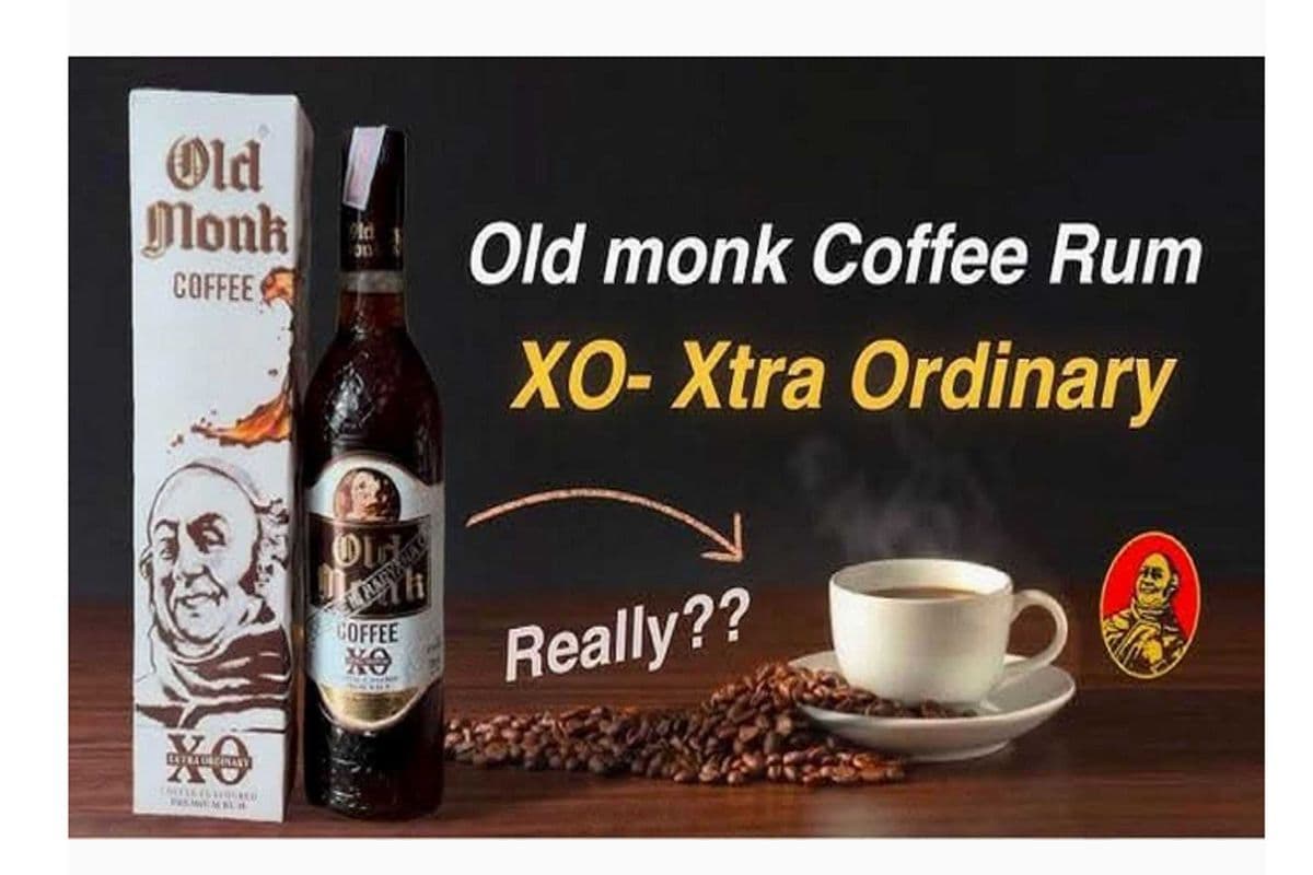 OLD MONK - EXTRA ORDINARY COFFEE RUM (1 x 750ML)