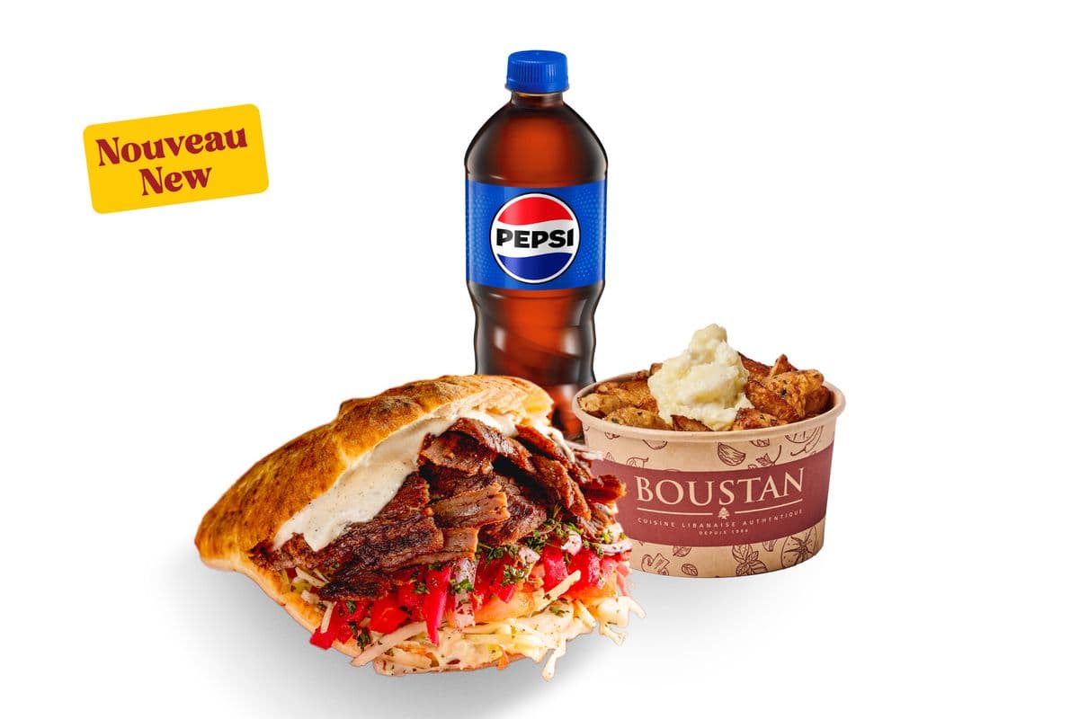 Trio Pita Cuit au Four Boeuf