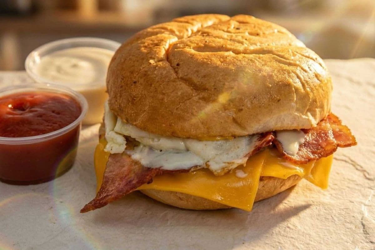 Bacon Egg and Cheese on a Rolla