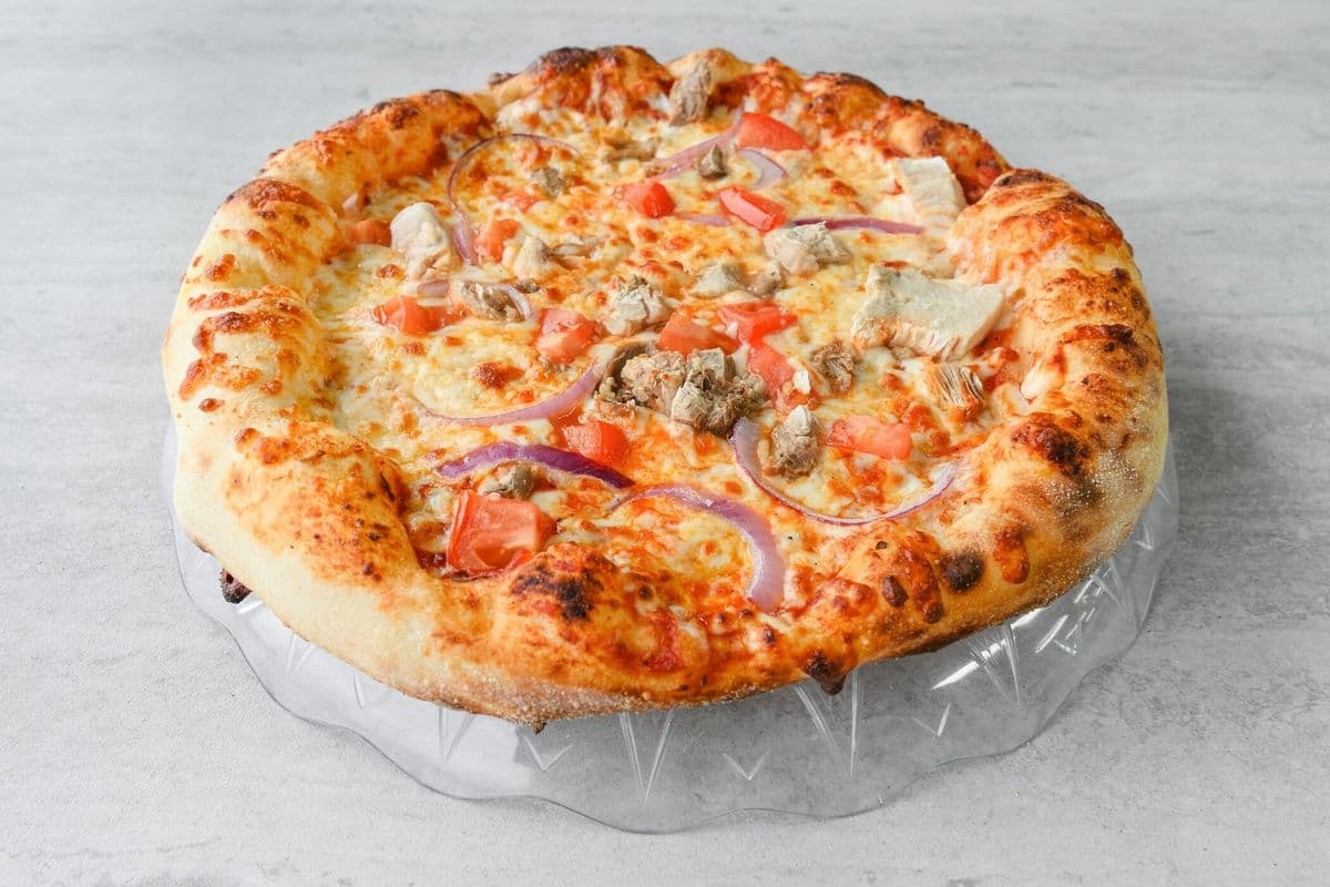 2 Petites pizzas au poulet / 2 Small Chicken Pizzas