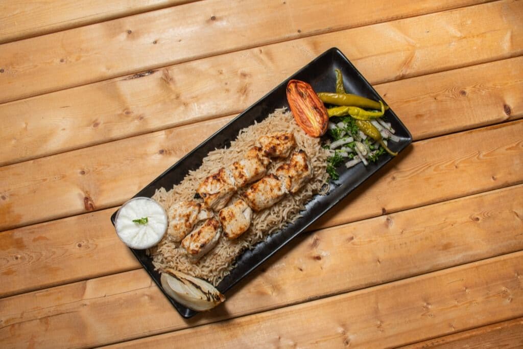 Full Shish Tawouk Platter