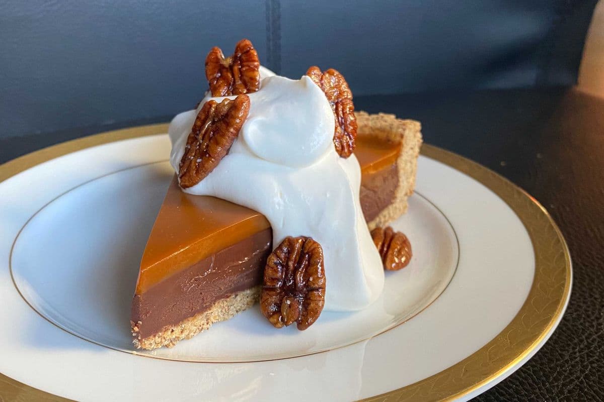 Chocolate and Caramel Tart