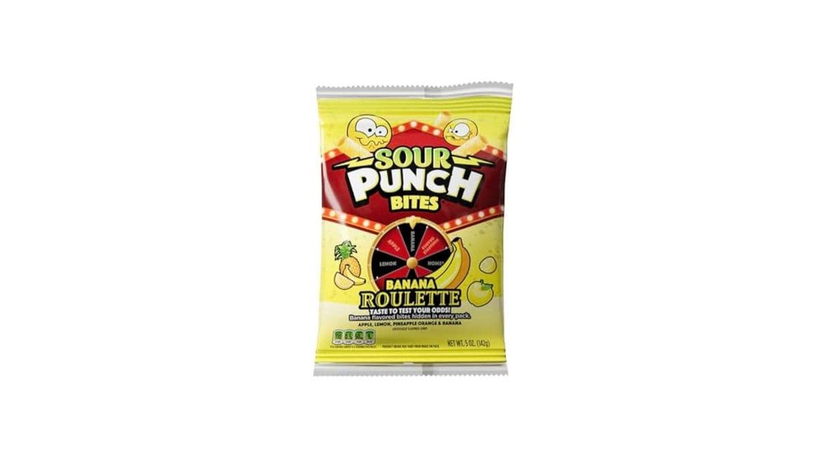 Sour Punch Banana Roulettes - USA