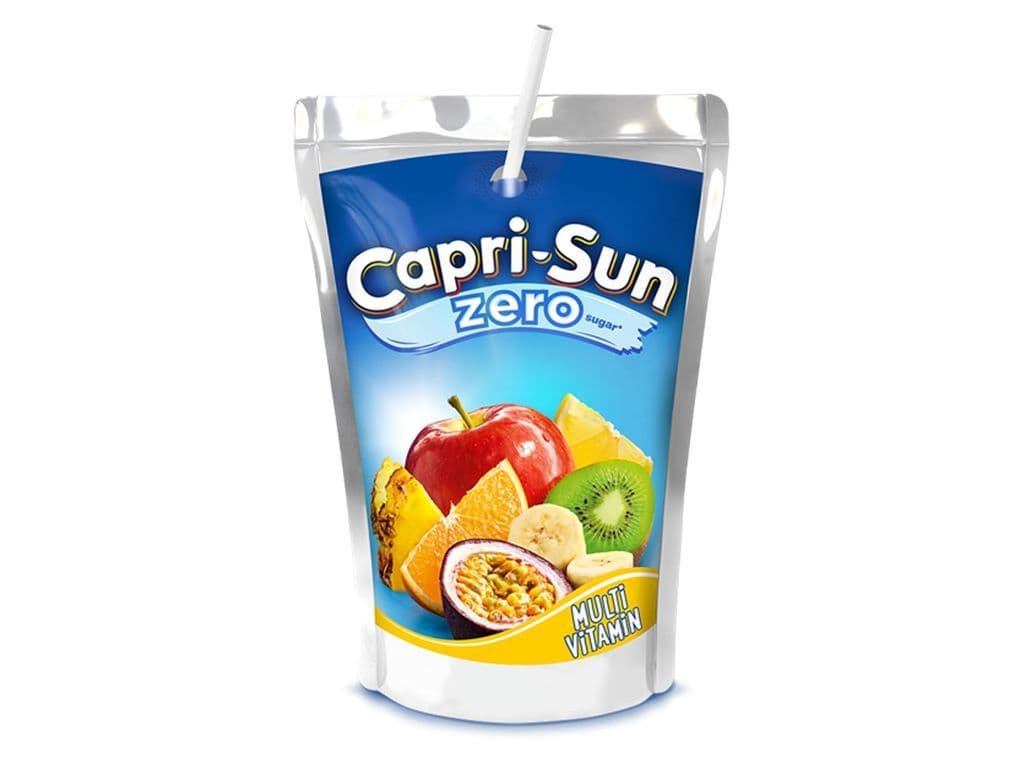 Capri Sun Multi Vitamin Zero Sugar Fruit Juice Pouch 200ml