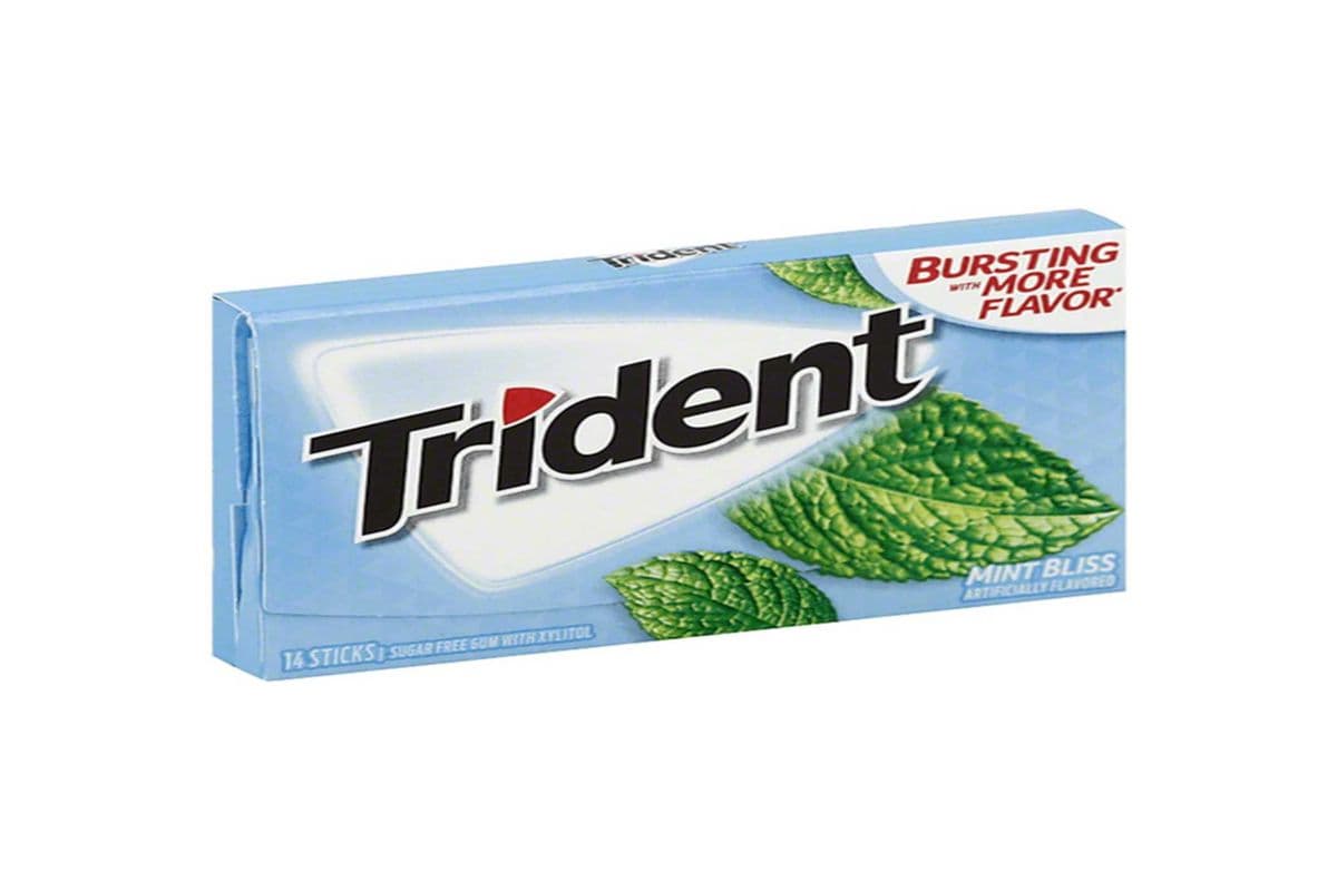Trident Gum 14 Sticks Mint Bliss Flavour